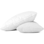 Giselle Bedding Duck Feather Down Pillow Luxury Twin Pack - Image 2