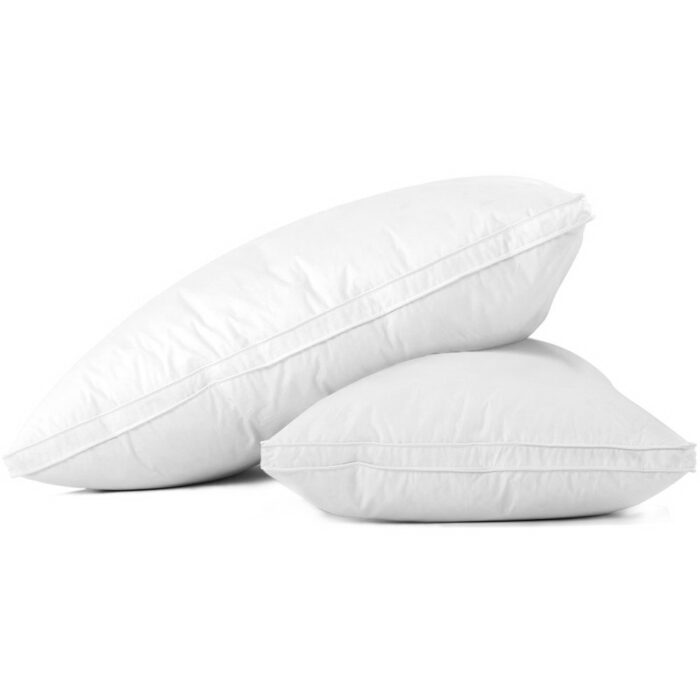 Giselle Bedding Duck Feather Down Pillow Luxury Twin Pack - Image 2