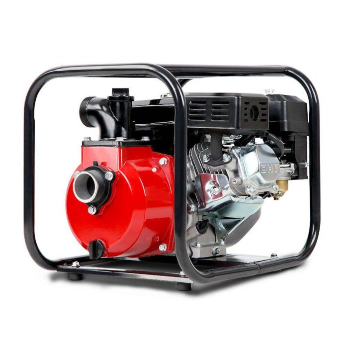 Giantz Petrol Water Pump 2" High Flow Transfer Fire Fighting Irrigation - Image 2