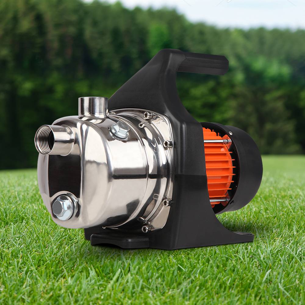 Giantz 800W Stainless Steel Garden Water Pump Giantz Garden Water Pump High Pressure 800W Tank Rain Farm Irrigation House - Image 1