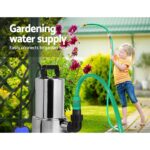 Giantz Garden Submersible Pump 1800W Dirty Water Bore Tank Well Steel Sewerage - Image 7