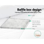 Giselle Bedding 800GSM Goose Down Feather Quilt Super King - Image 6