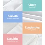 Giselle Bedding 800GSM Goose Down Feather Quilt Super King - Image 7