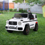 Kids Electric Ride On Car Mercedes-Benz Licensed AMG G63 Toy Cars Remote White