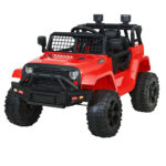 Rigo Kids Electric Ride On Car Jeep Toy Cars Remote 12V Red - Image 4