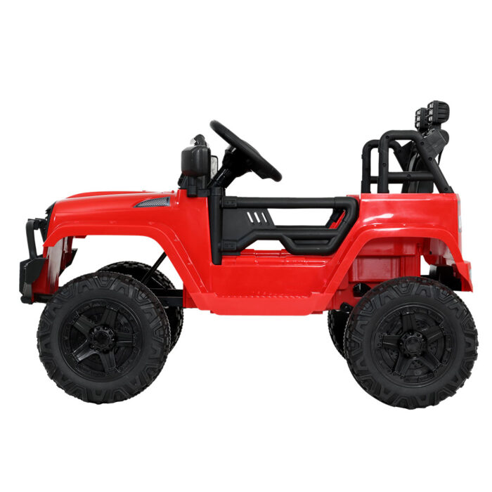 Rigo Kids Electric Ride On Car Jeep Toy Cars Remote 12V Red - Image 3