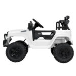 Rigo Kids Electric Ride On Car Jeep Toy Cars Remote 12V White - Image 3