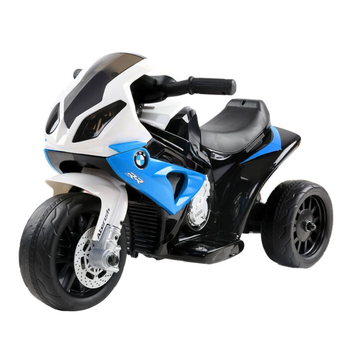 Kids Electric Ride On Car Police Motorcycle Motorbike BMW Licensed S1000RR Blue - Image 4