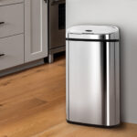 Devanti 50L Motion Sensor Bin Rubbish Automatic Silver