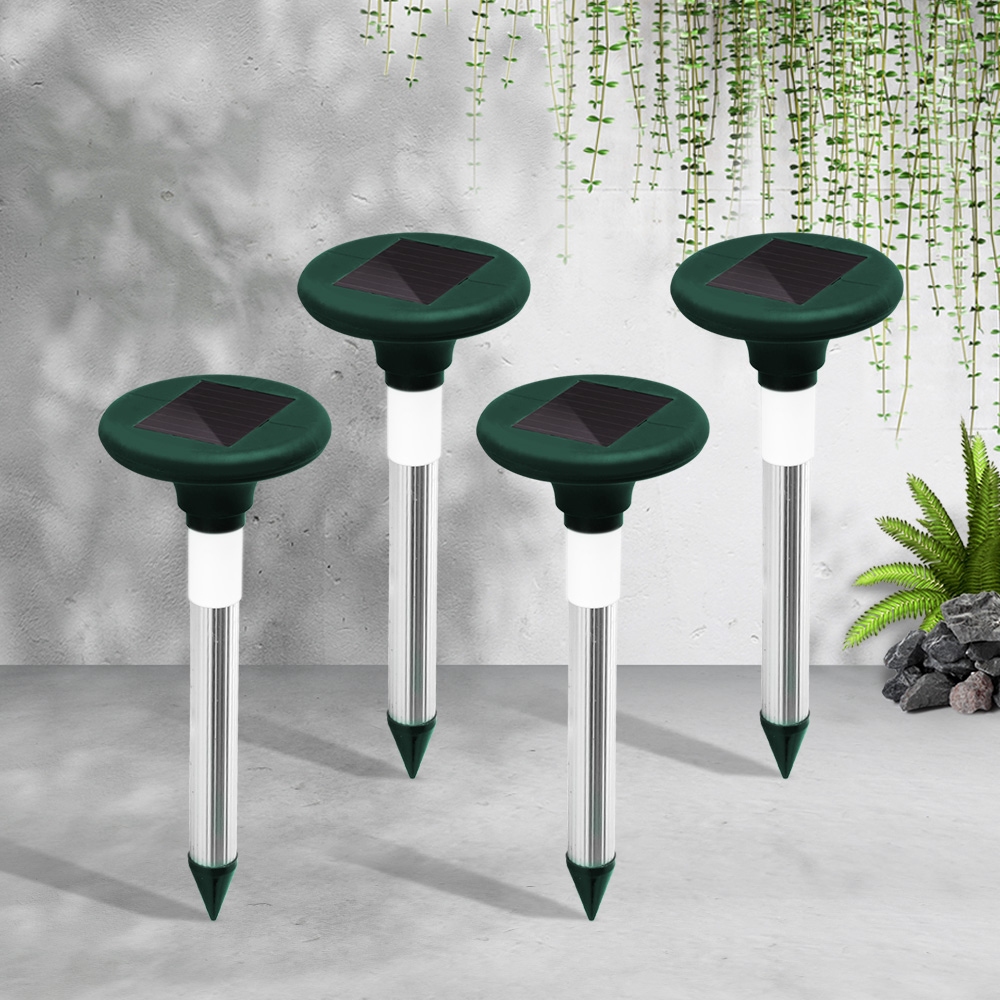 Gardeon 4X Solar LED Snake Repeller Pulse Plus Ultrasonic Pest Rodent Repellent Gardeon 4X Solar LED Snake Repeller Pulse Plus Ultrasonic Pest Rodent Repellent - Image 1
