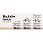 10 Tier Stackable Shoe Rack - Image 5