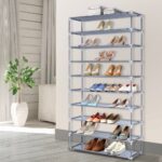 10 Tier Stackable Shoe Rack