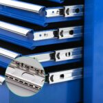 Giantz 9 Drawer Tool Box Cabinet Chest Toolbox Storage Garage Organiser Blue - Image 6