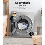 Devanti Tumble Dryer 5kg Fully Auto Silver - Image 2