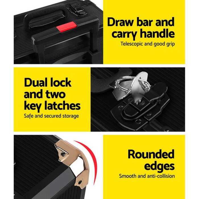 Giantz 816pcs Tool Kit Trolley Case Mechanics Box Toolbox Portable DIY Set - Image 5