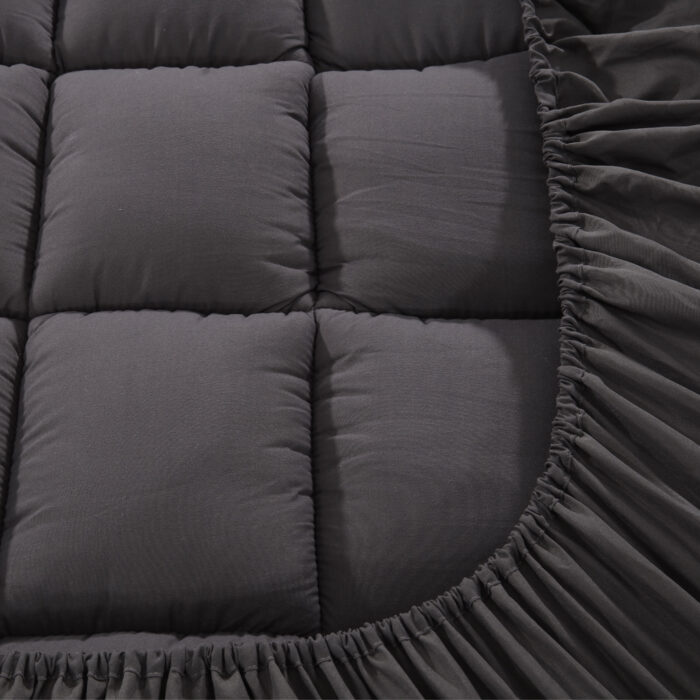 Giselle Bedding Mattress Topper Pillowtop Bamboo Charcoal King - Image 5
