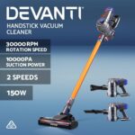 Devanti Handheld Vacuum Cleaner Bagless Cordless 150W Gold - Image 5