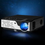 Devanti Video Projector Wifi USB Portable 4000 Lumens HD 1080P Home Theater Black