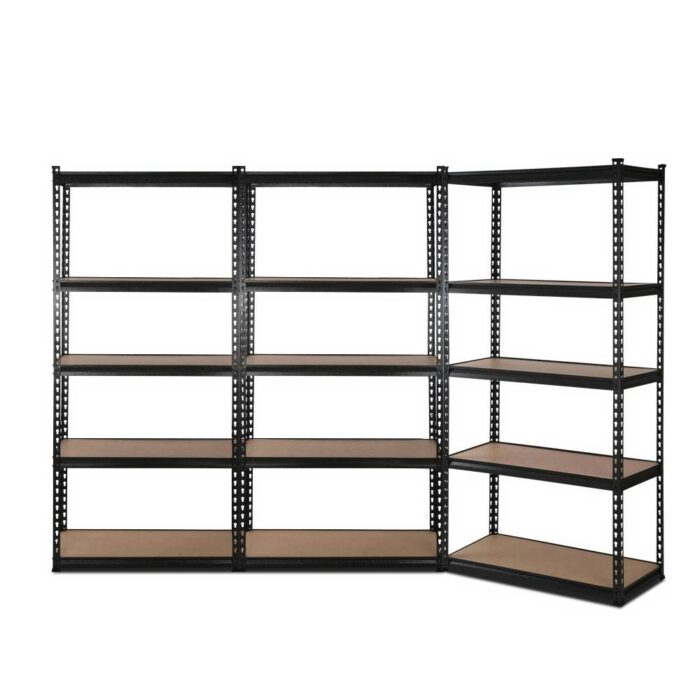 3x1.5M Warehouse Shelving Racking Storage Garage Steel Metal Shelves Rack - Image 7