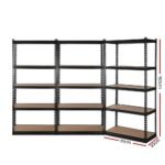 3x1.5M Warehouse Shelving Racking Storage Garage Steel Metal Shelves Rack - Image 6