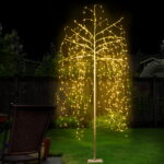 Jingle Jollys Christmas Tree 2.1M 600 LED Trees With Lights Warm White