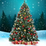 Jingle Jollys Christmas Tree 1.8m Snowy Xmas Tree Decoration 800 Tips