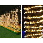 Jingle Jollys 50M Christmas Rope Lights 1200 LED Warm White - Image 2