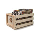 Crosley Vintage Record Storage Crate for LPs and Vinyl Collection