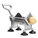 SOGA Commercial Potato French Fry Fruit Vegetable Cutter Stainless Steel 3 Blades