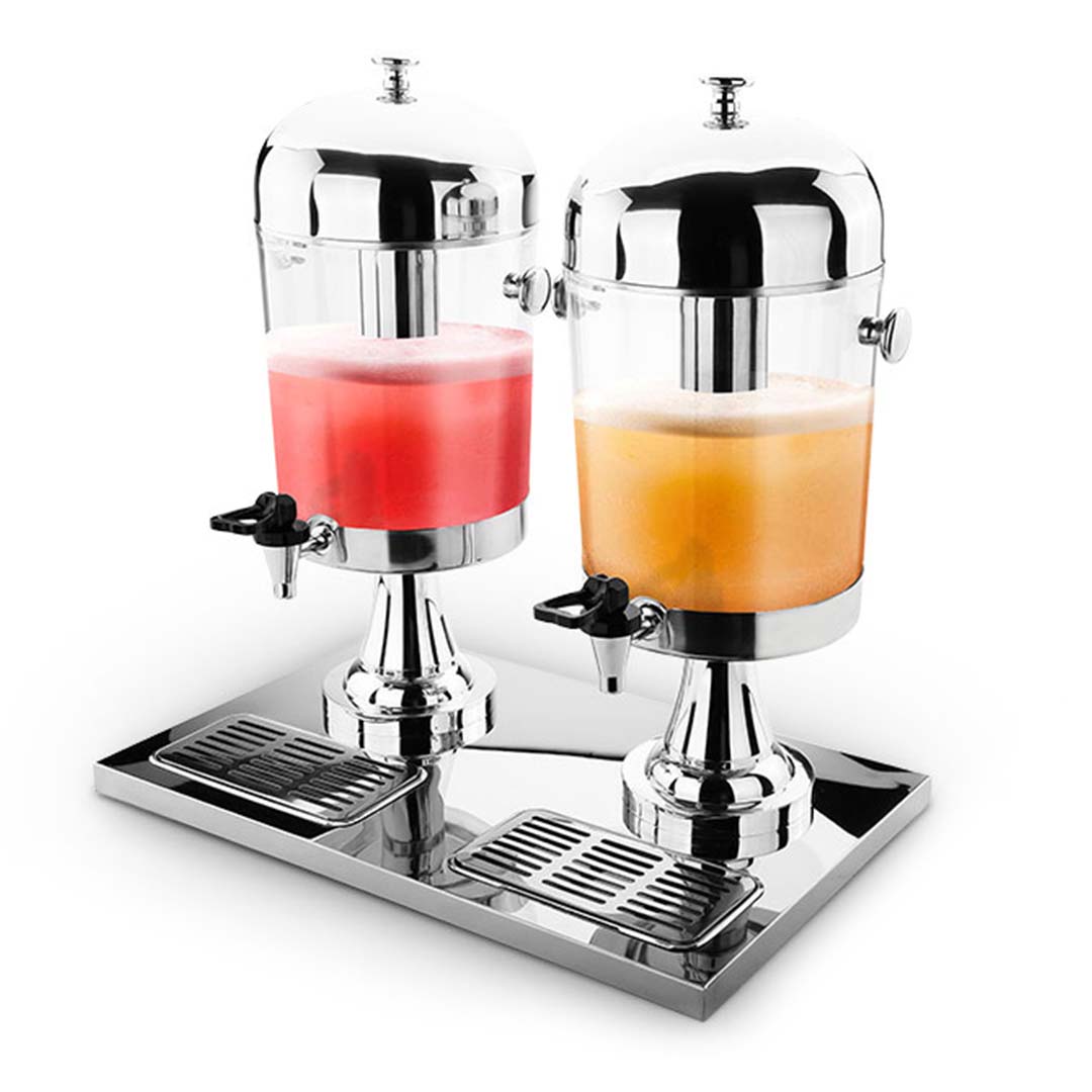 000 SOGA Dual 8L Juicer Water Milk Coffee Pump Beverage Drinking Utensils - Image 1