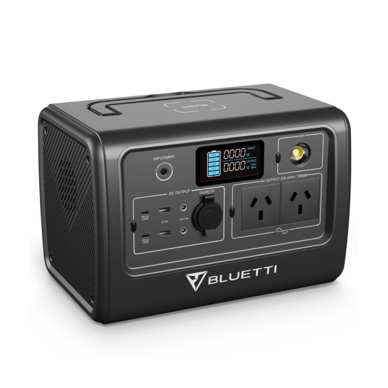 **ALT text:** BLUETTI EB70 portable power station 1000W 716Wh for camping