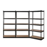 Giantz 3x1.8M Garage Shelving Warehouse Rack Pallet Racking Storage Shelve Black