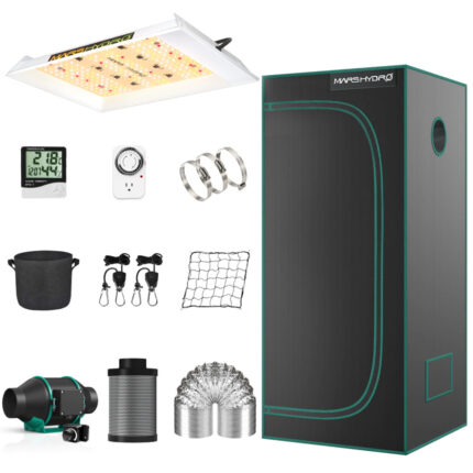 Mars Hydro TS600 Light & 60x60x140cm Grow Tent Kit