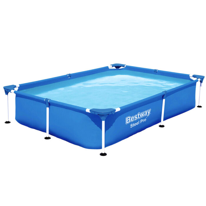 Bestway Swimming Pool 221x150x43cm Steel Frame Above Ground Pools 1200L - Image 2