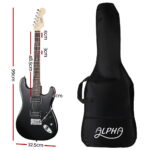 Alpha 41 Inch Electirc Guitar Humbucker Pickup Switch Full Size Skull Pattern - Image 2