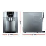 Devanti 2L Portable Ice Cuber Maker & Water Dispenser - Silver - Image 2