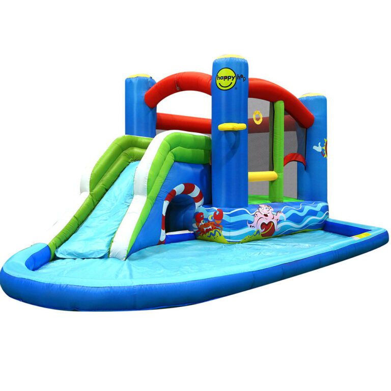 Happy Hop Inflatable Water Park with Thrilling Slide Fun