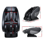 Ellmue Electric Massage Chair Ultimate Relaxation Recliner Black - Image 2
