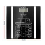 Everfit Body Fat Bathroom Scale Weighing Water Body Fat Gym 180KG - Image 2