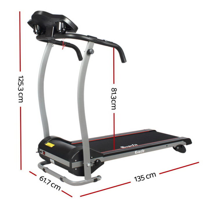 Everfit Treadmill Electric Home Gym Fitness Excercise Machine Foldable 360mm - Image 2