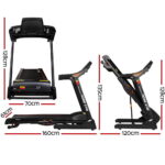 Everfit Treadmill Electric Auto Incline Home Gym Fitness Excercise Machine 480mm - Image 2