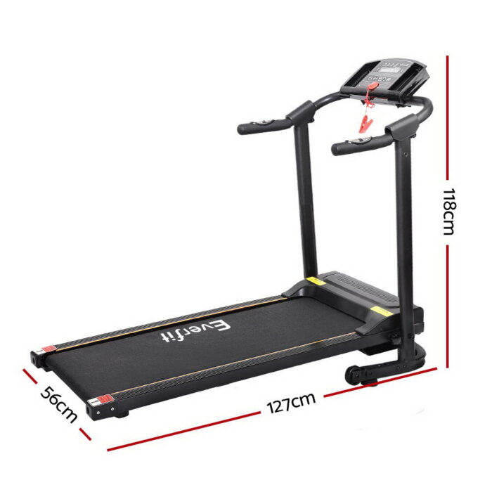 Everfit Treadmill Electric Home Gym Fitness Excercise Machine Foldable 370mm - Image 2