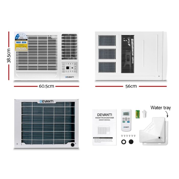 Devanti Window Air Conditioner 2.7kW - Image 2