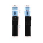 Devanti Water Cooler Dispenser Stand 22L Bottle Black - Image 2