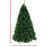 Jingle Jollys Christmas Tree 1.8M Xmas Tree Decorations Pine Needles 1024 Tips - Image 2