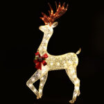 Jingle Jollys Christmas Lights 150cm Reindeer 100 LED Decorations