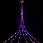 Jingle Jollys 5M Christmas Curtain Lights LED Motif Fairy String Light Outdoor