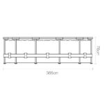 Bestway Swimming Pool 366x76cm Steel Frame Round Above Ground Pools w/ Filter Pump 6473L - Image 2