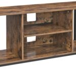 VASAGLE 110cm Entertainment Unit with Open Storage