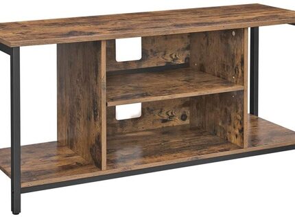 VASAGLE 110cm Entertainment Unit with Open Storage